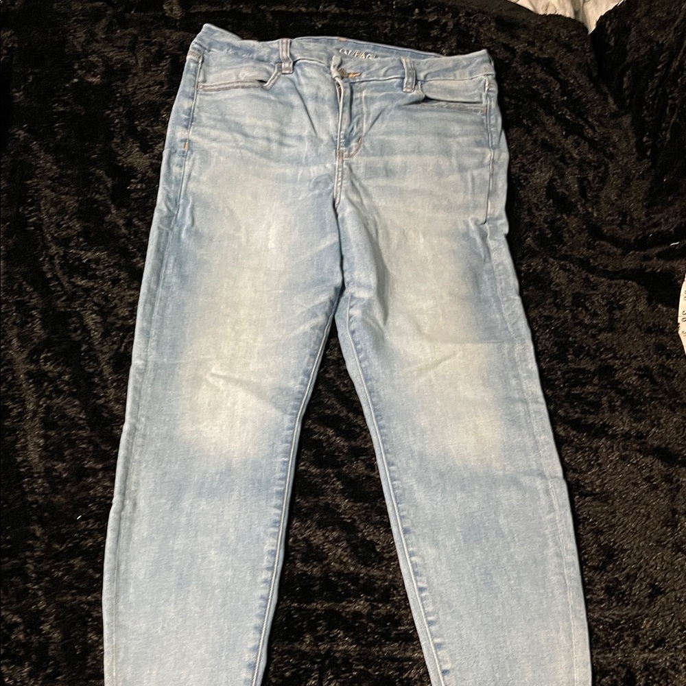 American Eagle Outfitters Light Blue Skinny Jeans